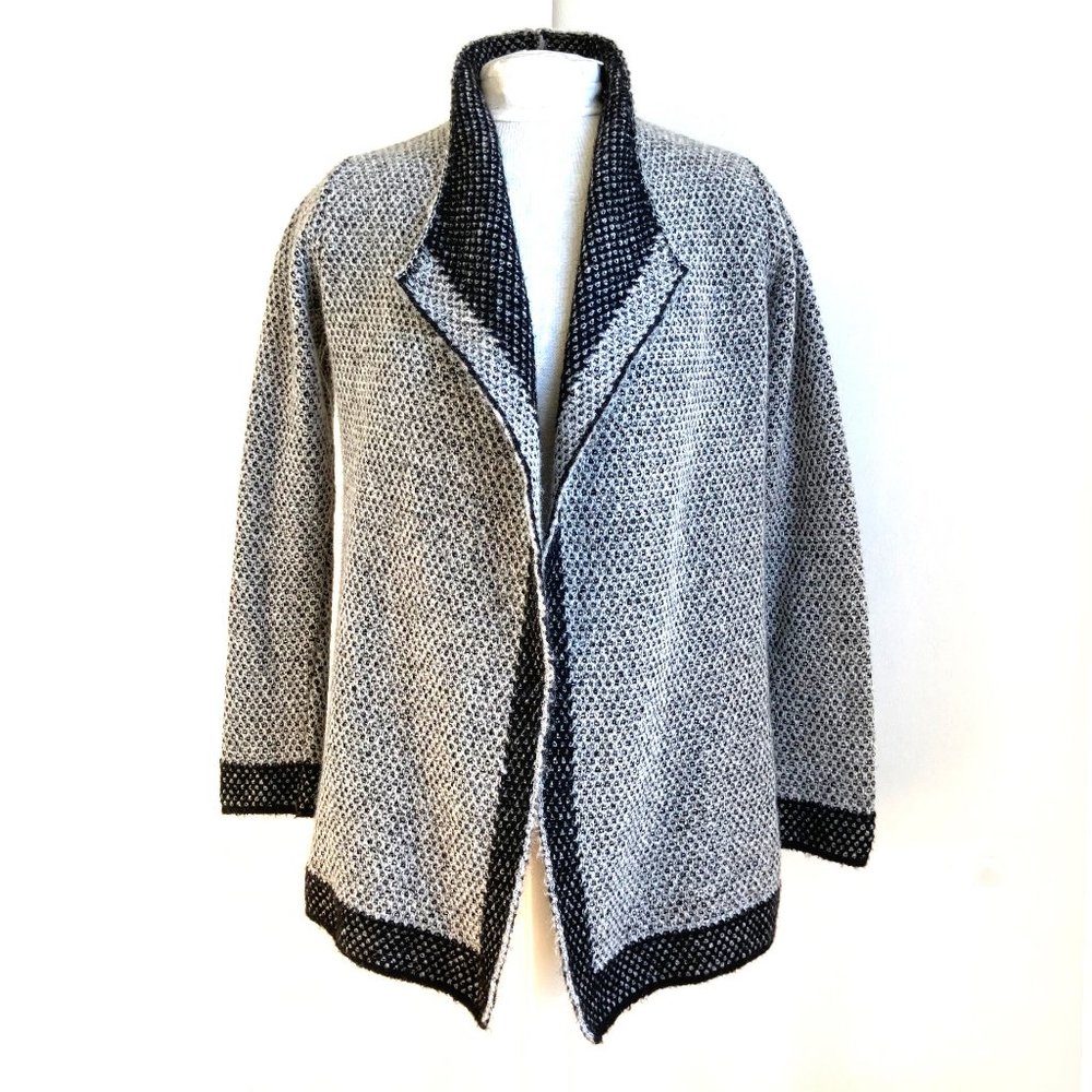 Maryline Italian Wool-Blend Open Front Cardigan - Picture 1 of 11